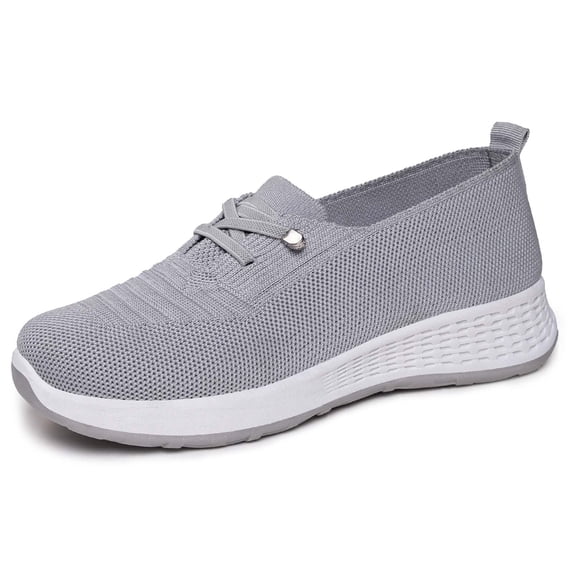 oqasdz Womens Casual Shoes Slip On Soft Sole Platform Mesh Breathable Walking Shoes Fashion Loafers Comfortable Everyday Outdoor Summer