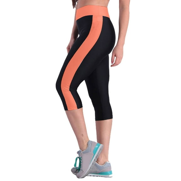 oqasdz Womens Leggings Drying Quick Elastic Tights Reflective Sports Workout Gym Running Yoga Pants M