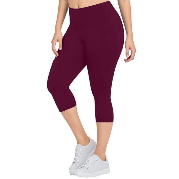 oqasdz Womens Leggings Plus Size for Capri Lifting Shapewear Sports Workout Running Yoga Pants XXXL