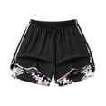 thumbnail image 1 of oqasdz Womens Shorts Drawstring Elastic Waisted Athletic Compression Liner Shorts with Pockets for Sports Training Casual Daily Wear, 1 of 4