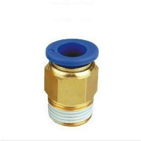 or 5/16" OD to 1/2" NPT Male Straight Push in Connect Tube Fitting