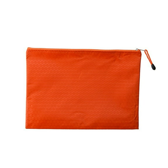 orange Stationery Bags office Supplies Thickened Writing Board Student Color File Clip Home School Folder Oxford Cloth Material orange Color 13.19 X 9.45 X 1.18 Inches