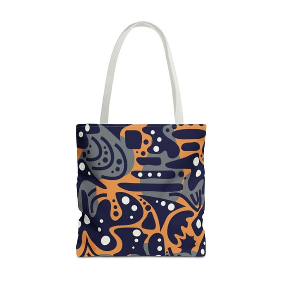 orange black and grey Tote Bags for All