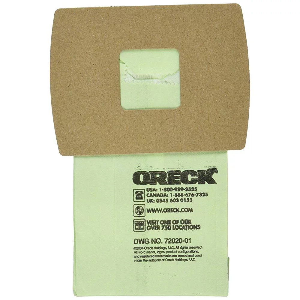 Oreck PKBB12DW SuperDeluxe HypoAllergenic DoubleWall Vacuum Bags