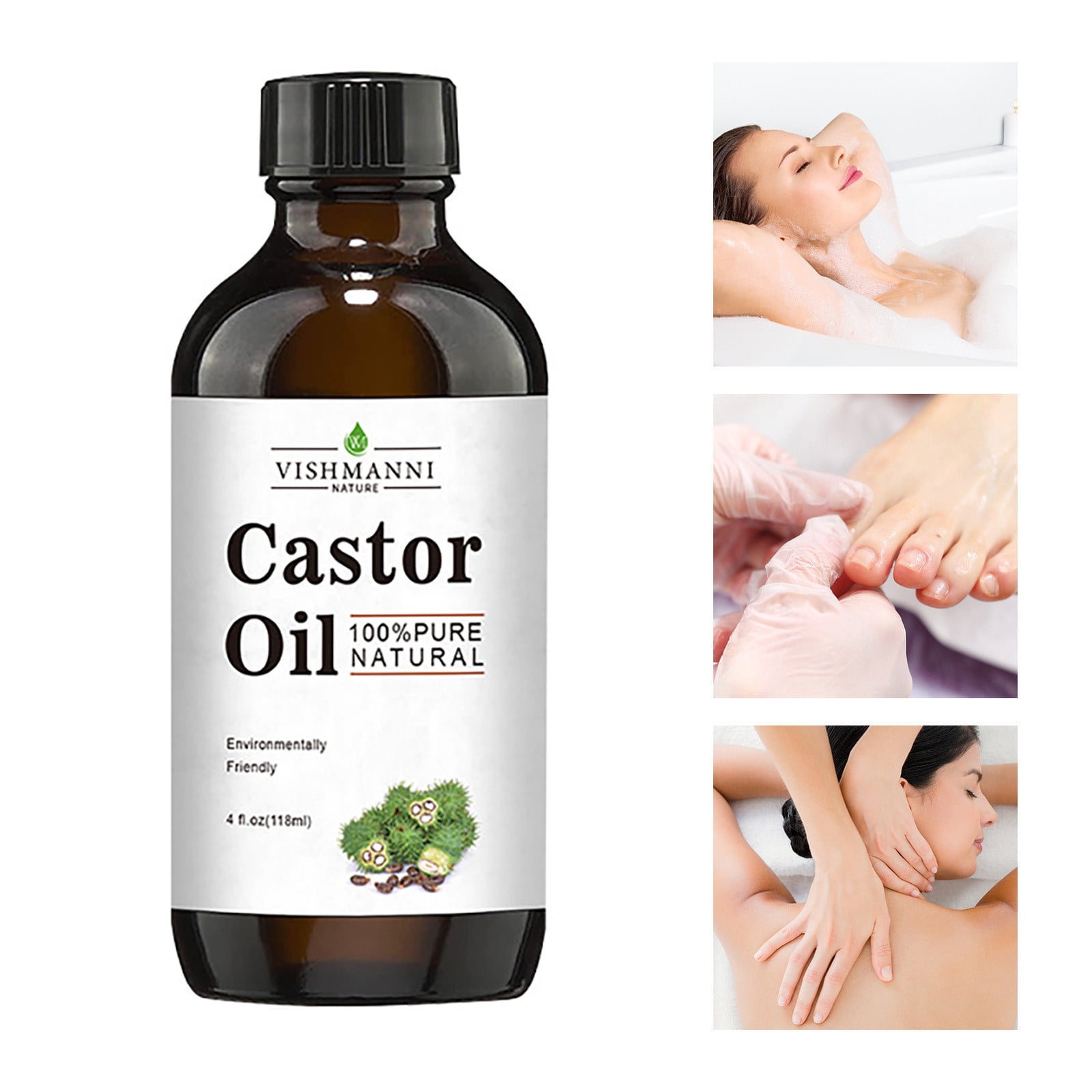 organic castor oil cold pressed Natural Castor Oil Essential Oil