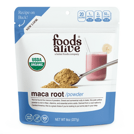 Navitas Organics Peruvian Raw Root Food Maca Powder 8.0 Oz 45 Servings Walmart