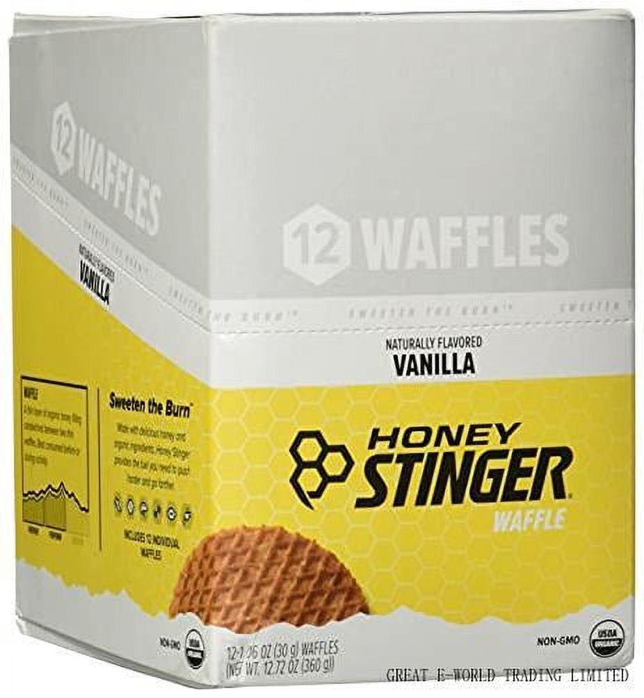 organic vanilla waffles 12 count, 1.06 oz