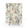 thumbnail image 1 of oriental Blooming Flowers Premium 71"x74" Waterproof Shower Curtain for Stylish Bath Decor, 1 of 2
