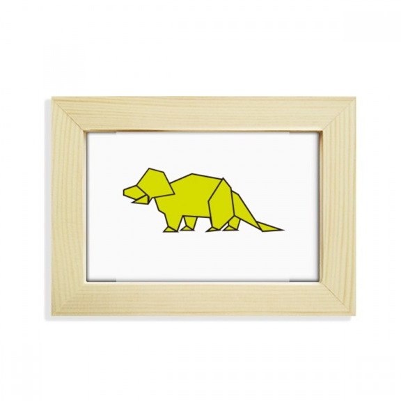 origa dinosaur armor desktop decorate photo frame picture art painting 5x7 inch