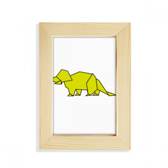 origa dinosaur armor desktop display photo frame picture art painting 5x7 inch