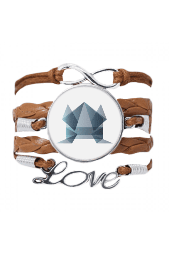 origa frog geometric shape bracelet love chain ornament wristband