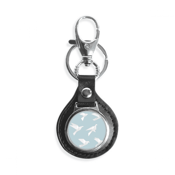 origa pigeon geometric shape key link chain keyholder finder hook metal