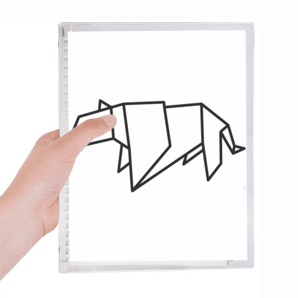 origa tiger geometric shape notebook loose diary refillable journal ...