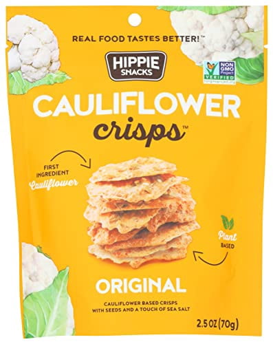 original flavor cauliflower crisps, plant based, non gmo, 2.5 ounce ...