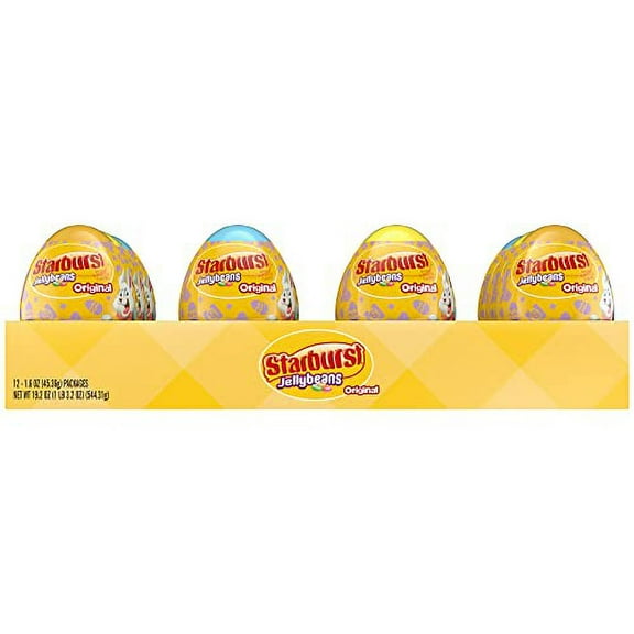 original jelly bean egg easter candy, 1.6 oz 12 pack