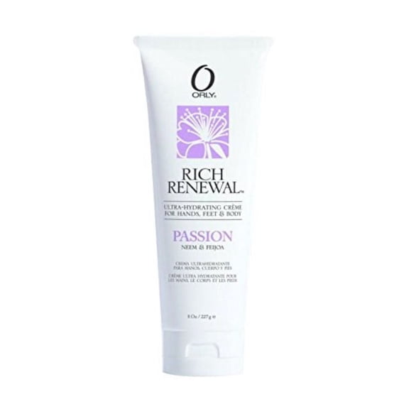 orly rich renewal hydrating creme for hands, feet & body "passion" 2 oz