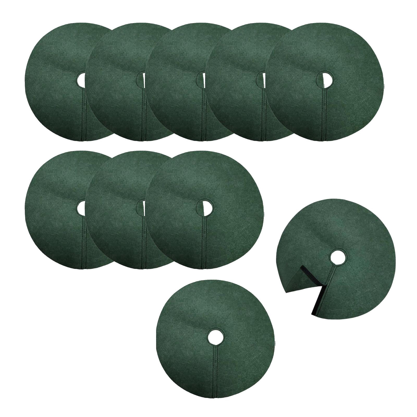 Mulck Rings oshhni 10 Pieces Tree Mulch Rings Landscaping Thickened Cloth Covers ...