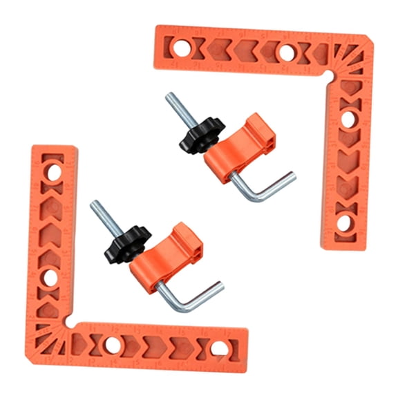 oshhni 2Pcs 90 Degree Corner Clamp Carpenter Tool for Boxes Cabinets Picture Frames M