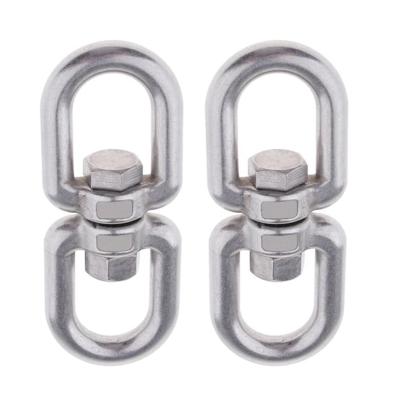 oshhni 2x ball bearing swivel hook spinner for plant hook for hanging chair bird feeder M10