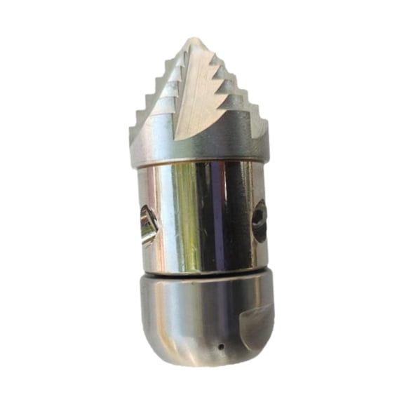 oshhni 3/8 NPT Sewer Jetter Nozzle Multifunction Washing Drain Pipe Cleaning Nozzle 30L