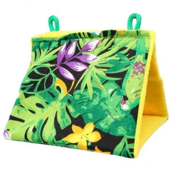 oshhni 3xBird Parrot Parakeet Budgie Hammock Cage Hut Tent Pet Bed Hanging Cave Toy S 16x11x15cm