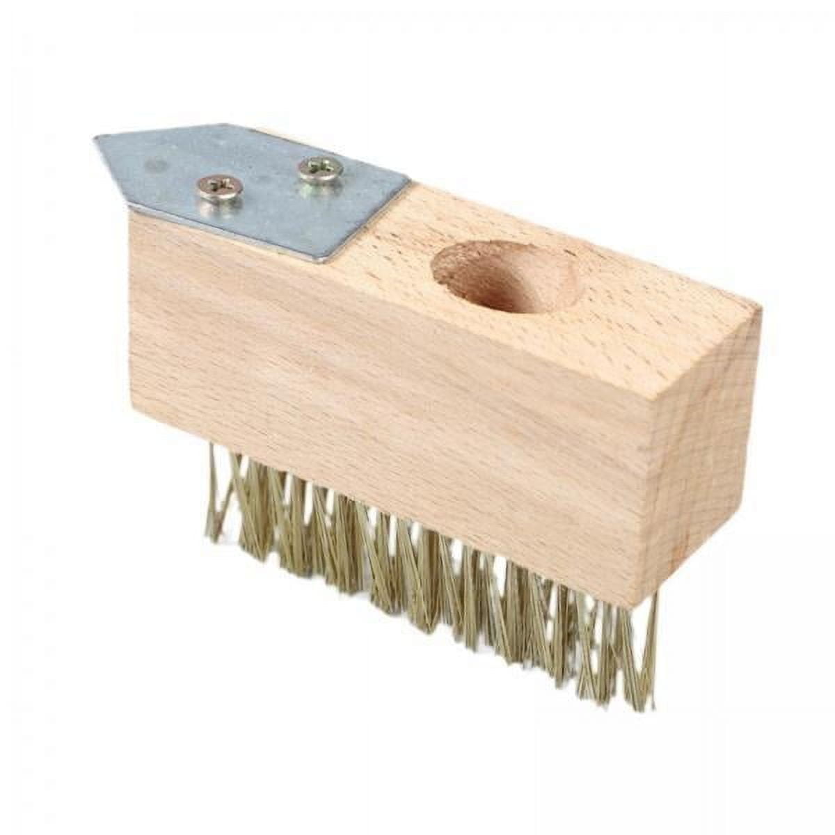 oshhni 4xCrack Weeder Wire Brush Grout Brush Cleaner for Patio Stones Pavers Driveway No Pointed