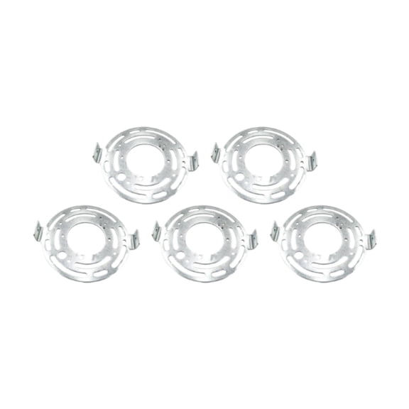 oshhni 5 Pieces Light Fixture Mounting Bracket Round for Wall Lamp Mount Wall Light 115 mm