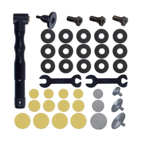 oshhni 90 Degree Rotary Tool Handpiece Cutting Flexiable Shaft Chuck 3mm Black