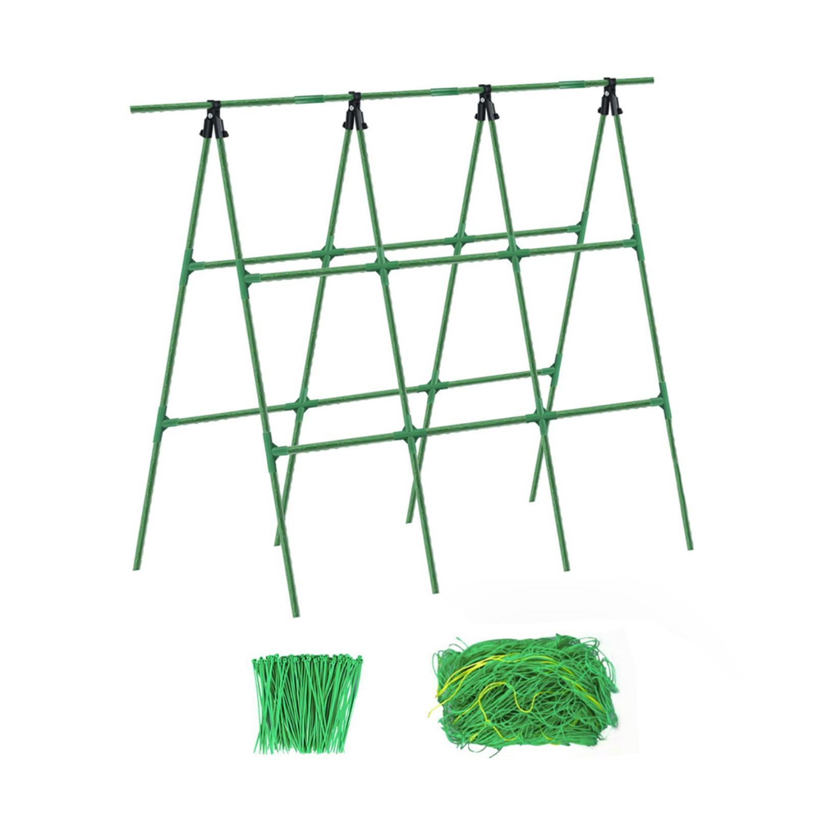 oshhni A Frame Garden Trellis Climbing Plant Support Lawn Tomatoes Cucumber Trellis