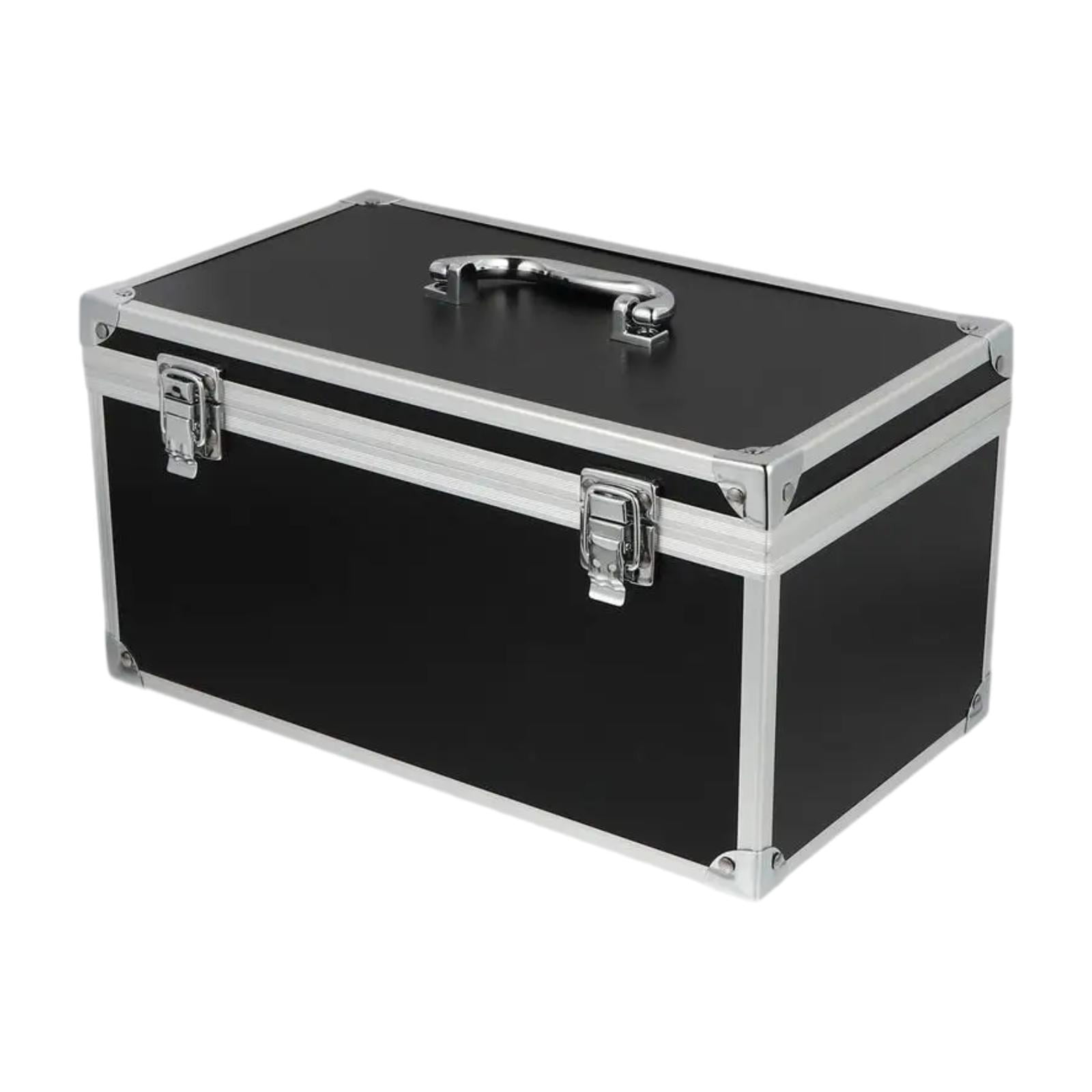 oshhni Aluminum Alloy Tool Box Professional Versatile Dustproof Hard Case Tool Case 29cmx16cmx15cm