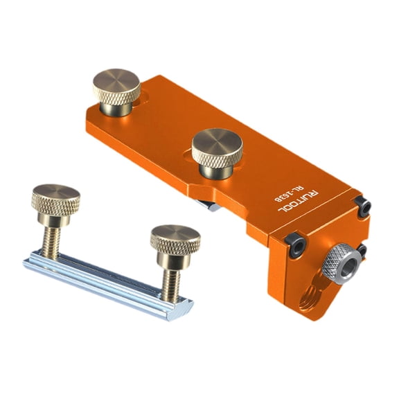 oshhni Aluminum Profile Tapping Guide Easy Operating Countersunk Step Bit Orange