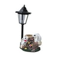 thumbnail image 1 of oshhni Animal Figurine Lantern Courtyard Lighting Fixture Garden Solar Statue Light White Rabbits, 1 of 9