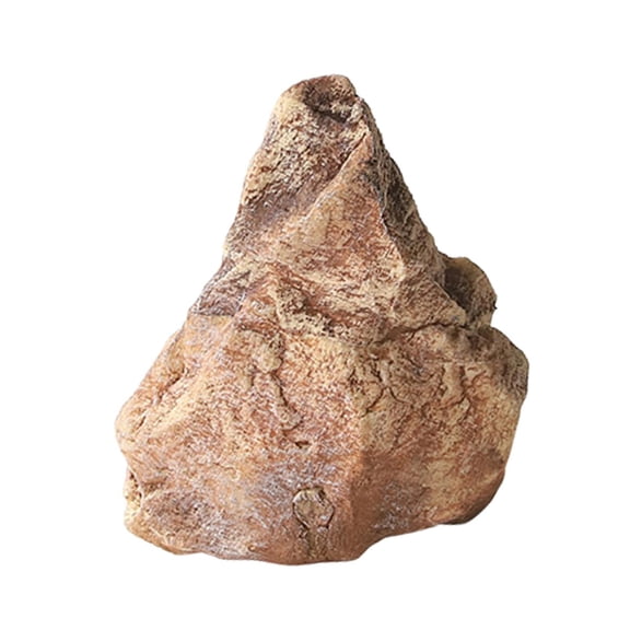 oshhni Artificial Rock Creative PU Sandstone Landscape for Supermarkets Homes Decor Yellow 27cmx18cm