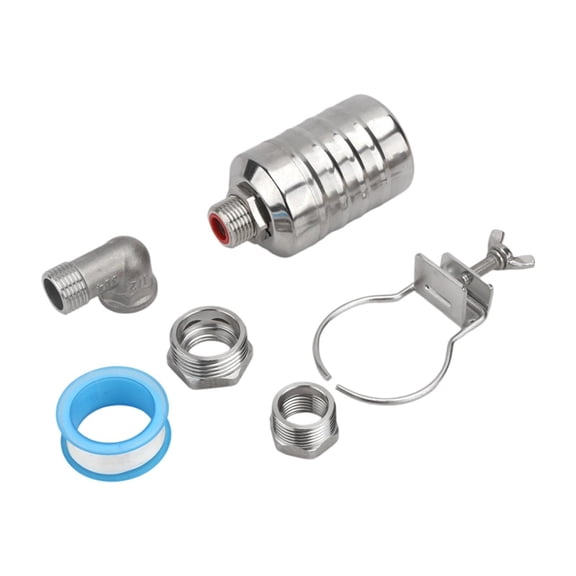 oshhni Automatic Float Valve Replacement Fittings Auto Shut Off for Pool Tank