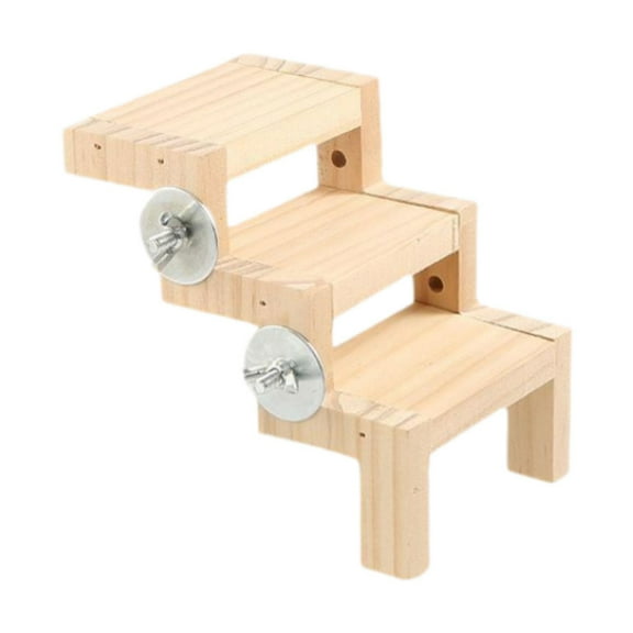 oshhni Bird Cage Climbing Ladder Bird Climbing Stair for Macaw Cockatiels Parakeets 12x9.3x5.3cm