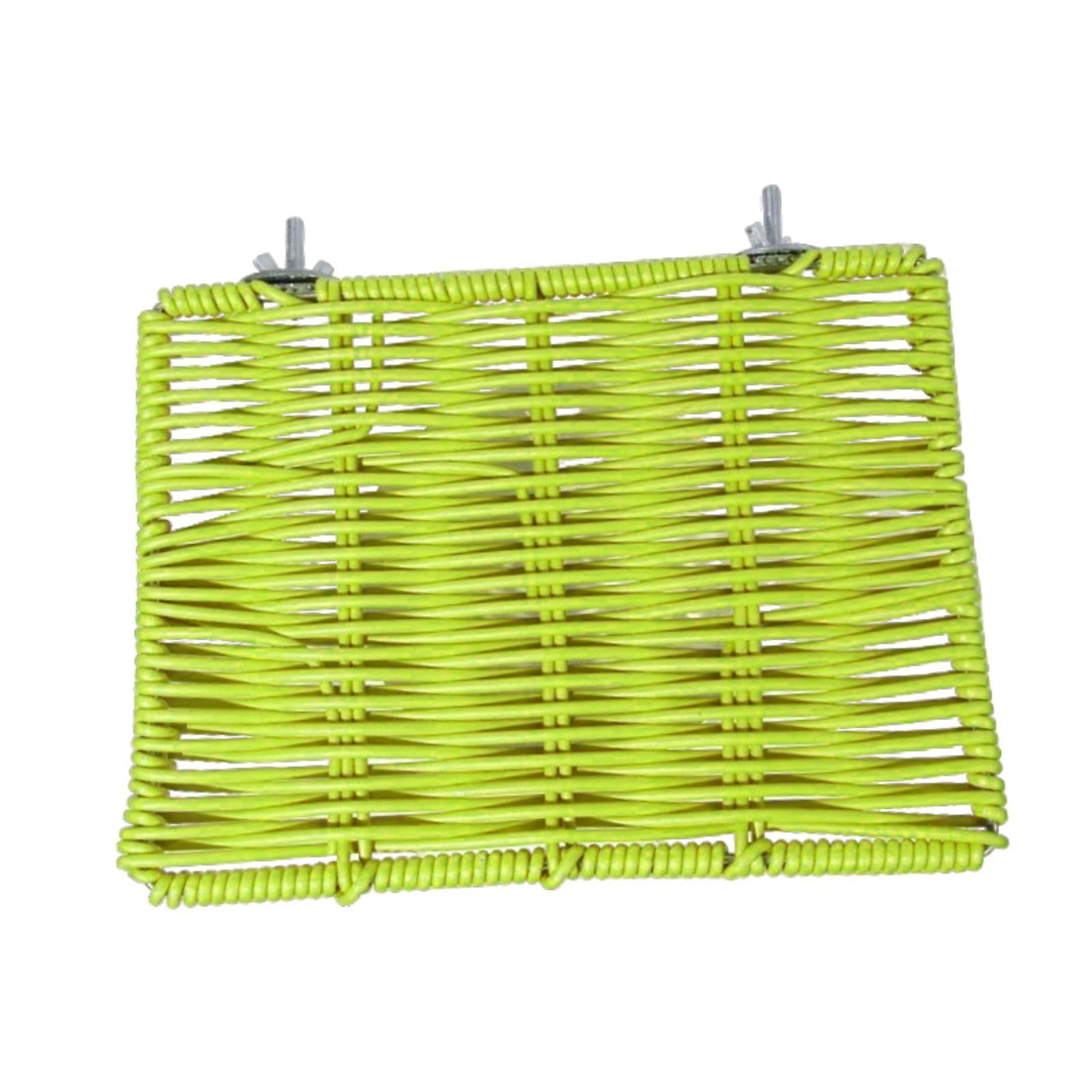 View of oshhni Bird Perch Platform Cage Decor Parrot Perch Stand for Cockatiel ...