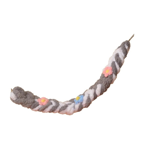 oshhni Bird Rope Perch Hanging Bird Perches Stand for Finches Small Animals Budgies Gray White