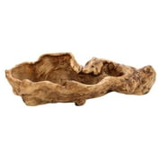 oshhni Bonsai Planter Resin Driftwood Tree Stump Flower Pot Succulent Plant Vase for