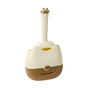 oshhni Cat Litter er with Storage Modern er for Efficient Cleaning Beech Home Yellow