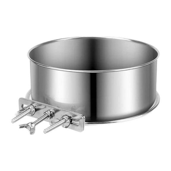 oshhni Crate Dog Bowl Cat Feeder Bowl Kennel Bowl Food Bowl Removable Pet Cage Bowl 10cmx7cm