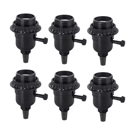 oshhni E26 Lamp Socket E27 Threaded Light Bulb Socket for LED Bulbs DIY Lamp Repair 2 levels