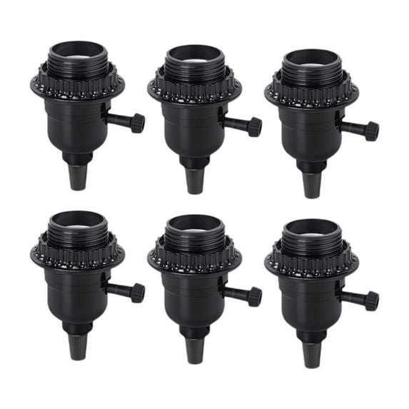 oshhni E26 Lamp Socket E27 Threaded Light Bulb Socket for LED Bulbs DIY Lamp Repair 3 levels