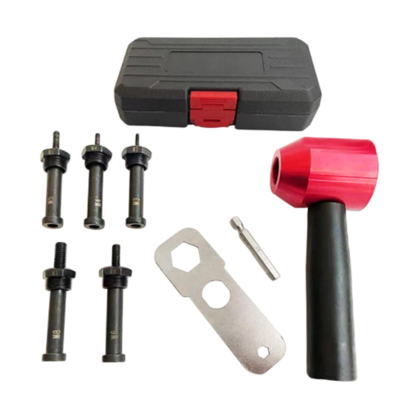 oshhni Electric Rivet Machine Conversion Head Electric Rivet Nut Adaptor for Window M3 M8