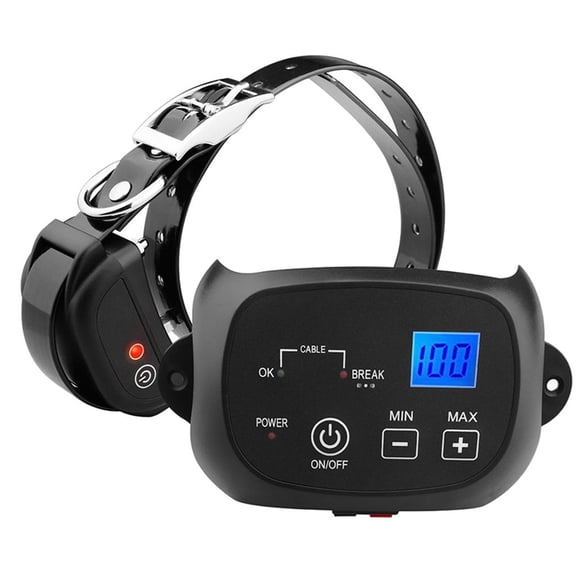oshhni Electric Wireless Dog Fence Adjustable Rechargeable Training Collars US Plug