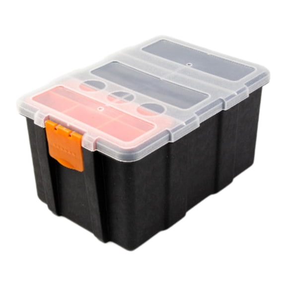 oshhni Electronic Components Box Small Hardware Box for Bolts Handicraft Enthusiast 13.5 x 20 x 12 cm