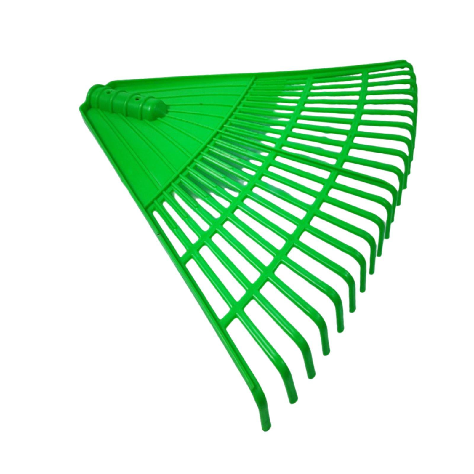 oshhni Garden Leaf Rake Head for Leaves, Grass, Simple Assembly with 21 ...
