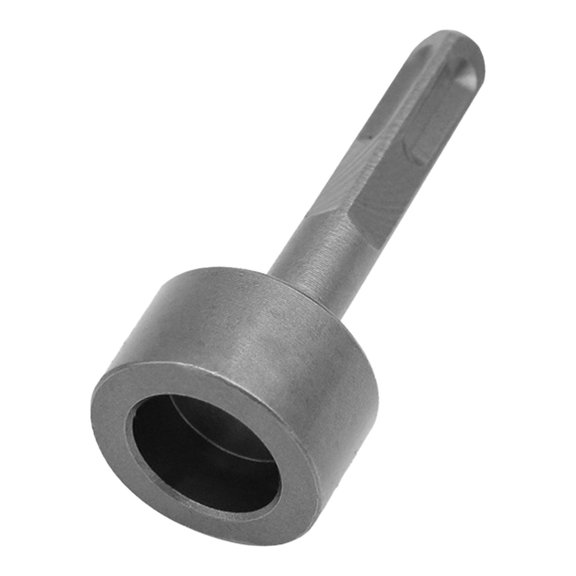 oshhni Ground Rod Driver Bit Drill Grounding Rods Wear Resistant Steel Drill Driver ID21mm Square Shank