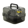 thumbnail image 1 of oshhni Hamster Cage with Water Bottle Breathable Carry Case for Gerbils Rats black, 1 of 9