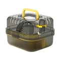 thumbnail image 1 of oshhni Hamster Cage with Water Bottle Breathable Carry Case for Rabbits Gerbils Rats yellow, 1 of 9