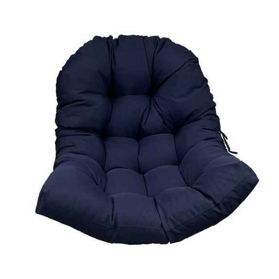oshhni Hanging Egg Chair Cushion Garden Floor Seat Cushion Swing Basket Cushion Pad Navy
